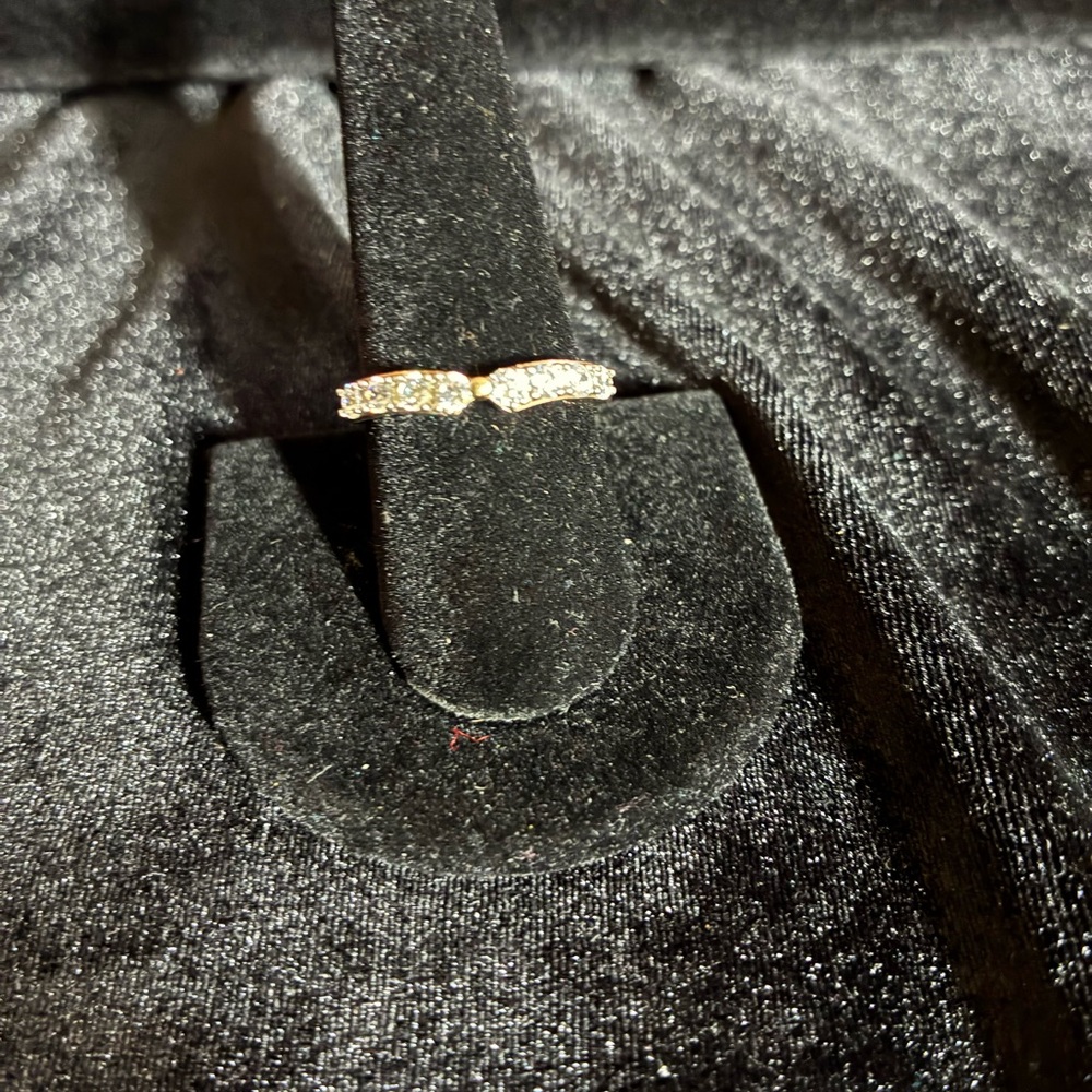 Gold Over Sterling Stackable Ring - image 2